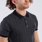 Number Two Polo // Anthracite-Black (XL)