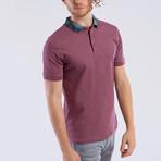 Tropical Collar Polo // Purple (S)