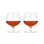 Wingback Brandy Glass // Set of 4