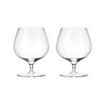 Wingback Brandy Glass // Set of 4