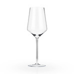 Raye Angled Crystal Bordeaux Glasses