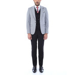 Rudolph 3-Piece Slim Fit Suit // Gray (US: 54R)