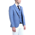 Leandro 2-Piece Slim-Fit Suit // Light Blue (US: 54R)