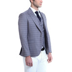 Cedrick 2-Piece Slim-Fit Suit // Gray (US: 46R)
