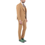 Joaquin 3-Piece Slim-Fit Suit // Tan (US: 50R)