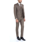 Randell 3-Piece Slim-Fit Suit // Mink (Euro: 54)