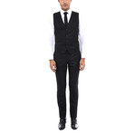 Brandon 3-Piece Slim Fit Suit // Black (US: 44R)