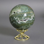 Green Ocean Jasper Sphere // 4"