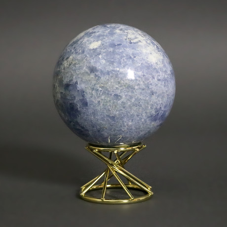 Blue Calcite Sphere (3.75")