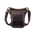 Leather Waist Bag // Chocolate