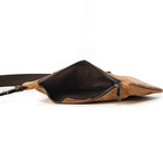 Leather Waist Bag // Brown