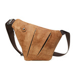 Leather Waist Bag // Brown