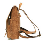 Leather Backpack // Brown // L156