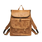 Leather Rucksack // Brown