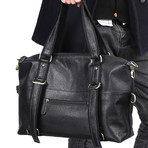 Leather Tote Bag // Black