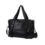 Leather Tote Bag // Black