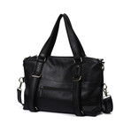 Leather Tote Bag // Black