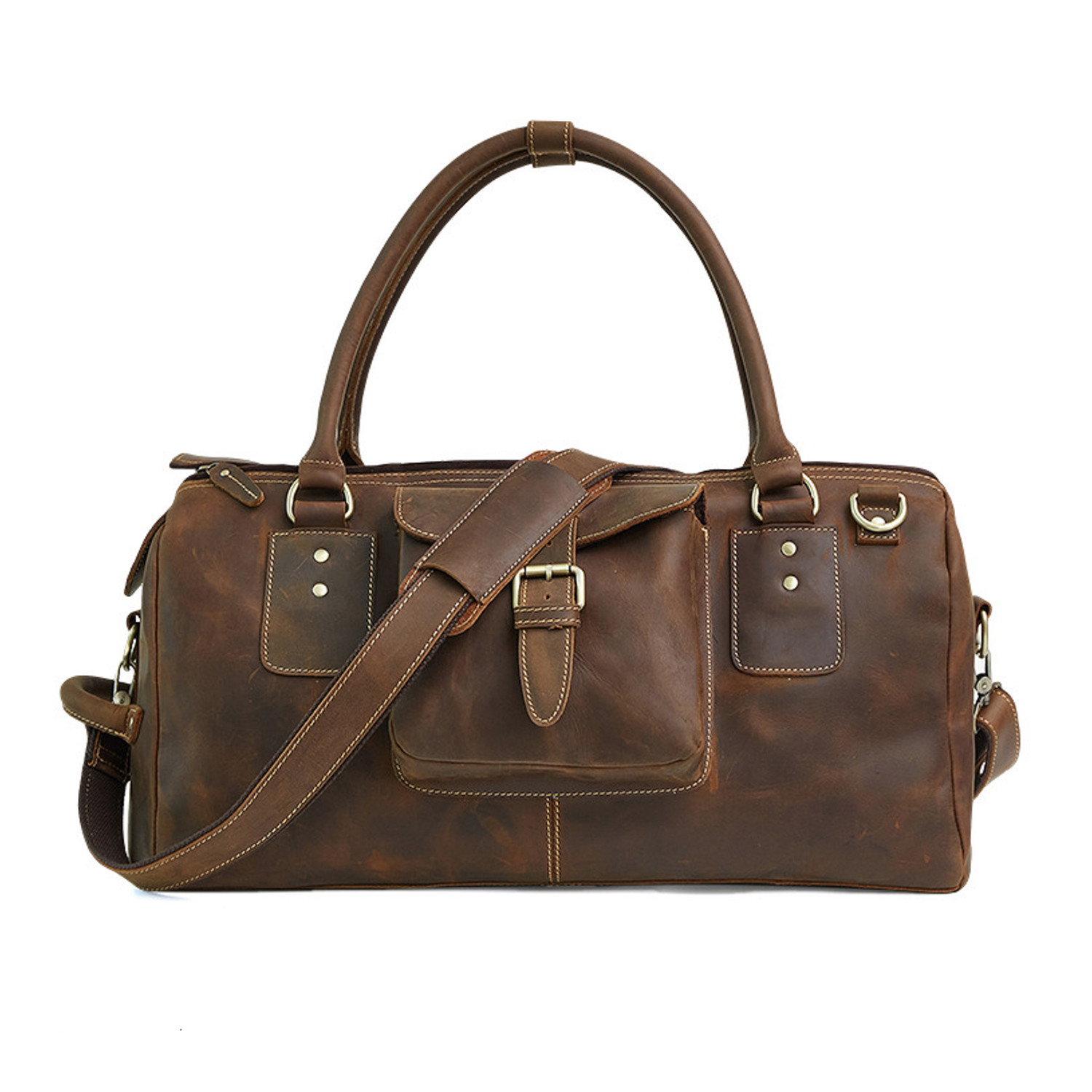 Leather Duffle Bag // Brown - OWNBAG - Touch of Modern