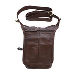 Leather Hip Bag // Coffe // L169