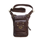 Leather Hip Bag // Coffe // L169