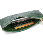 Leahter Wallet // Green