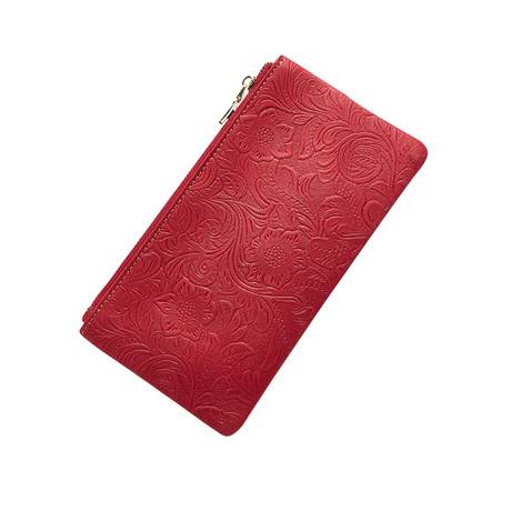 Leahter Wallet // Red