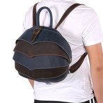 Leather Backpack // Brown // L173