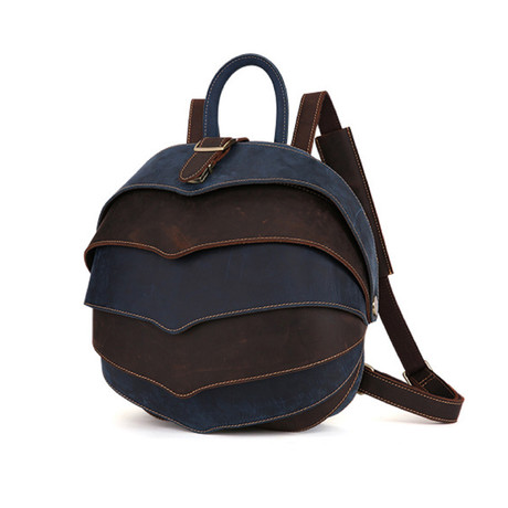 Leather Backpack // Brown // L173