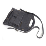 Leather Shoulder Bag // Black