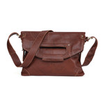 Leather Shoulder Bag // Brown // 174