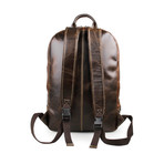 Leather Backpack // Chocolate