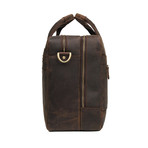 Leather Briefcase // Dark Brown