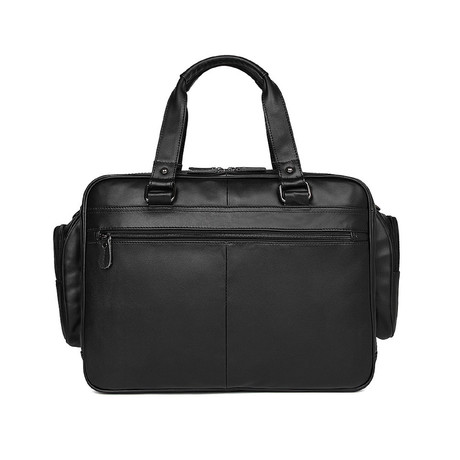 Leather Briefcase // Black