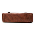 Leather Briefcase // Brown // L152