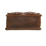 Leather Hip Bag // Brown