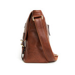 Leather Briefcase // Brown // L152