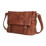 Leather Briefcase // Brown // L152