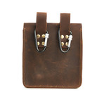 Leather Hip Bag // Brown