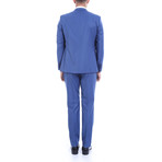 Max 3-Piece Slim-Fit Suit // Blue (US: 44R)