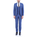 Max 3-Piece Slim-Fit Suit // Blue (US: 44R)