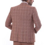 Burke 3-Piece Slim Fit Suit // Brown (Euro: 56)