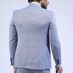 Sebastian 3-Piece Slim Fit Suit // Light Blue (US: 46R)