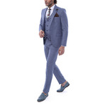 Kyle 3-Piece Slim Fit Suit // Light Blue (Euro: 56)