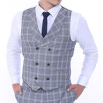 Harry 3-Piece Slim-Fit Suit // Grey (Euro: 56)