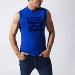 Sleevless T-Shirt // Blue (L)