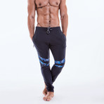 Camo Sweat Pants // Navy (XL)