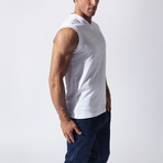 Sleevless T-Shirt // White (XL)