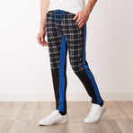 Woven Side Stripe Track Pant // Sax (M)