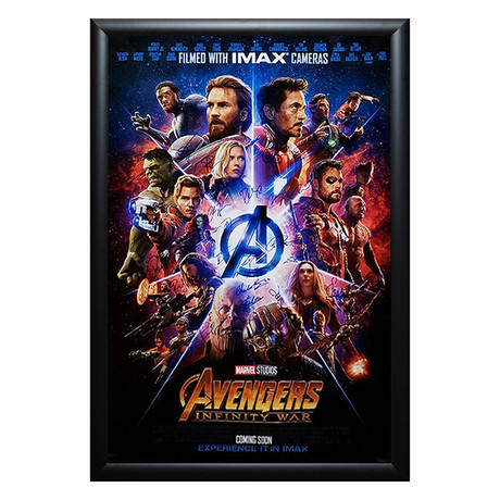 Framed + Signed Poster // Avengers "Infinity War"