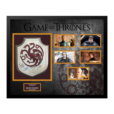 Signed + Framed Shield // Game of Thrones